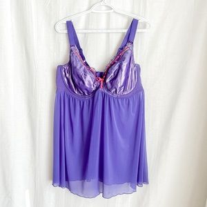 Elomi purple and pink teddy 42E